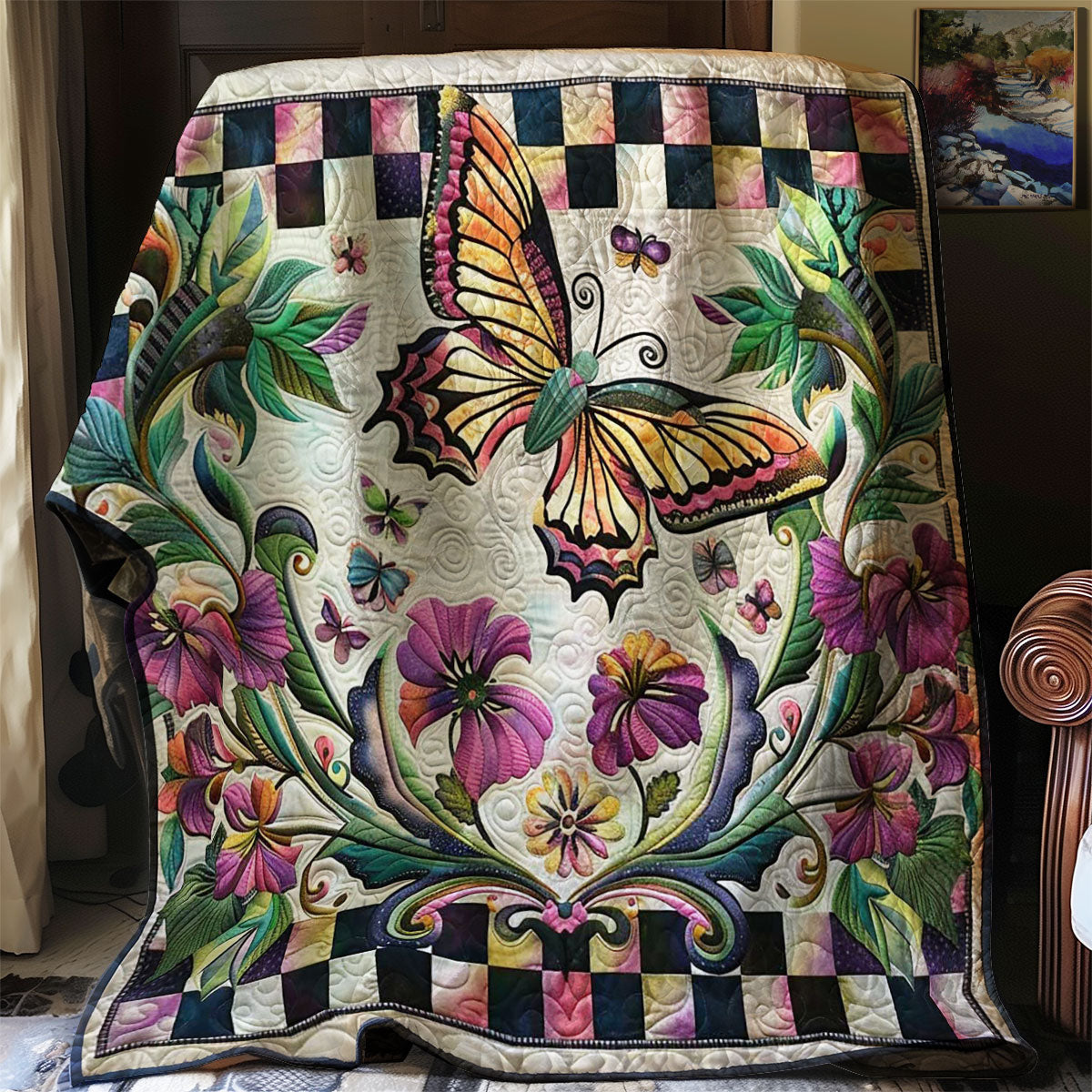 Butterfly WJ0308007CL Quilt