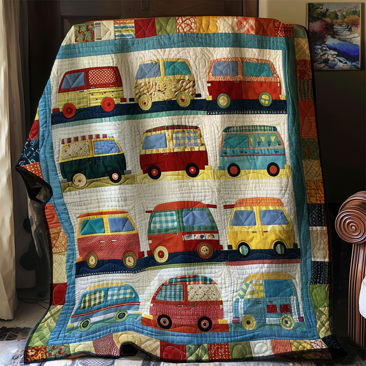 Camper Van WJ3007008CL Quilt – Cozzyhomes