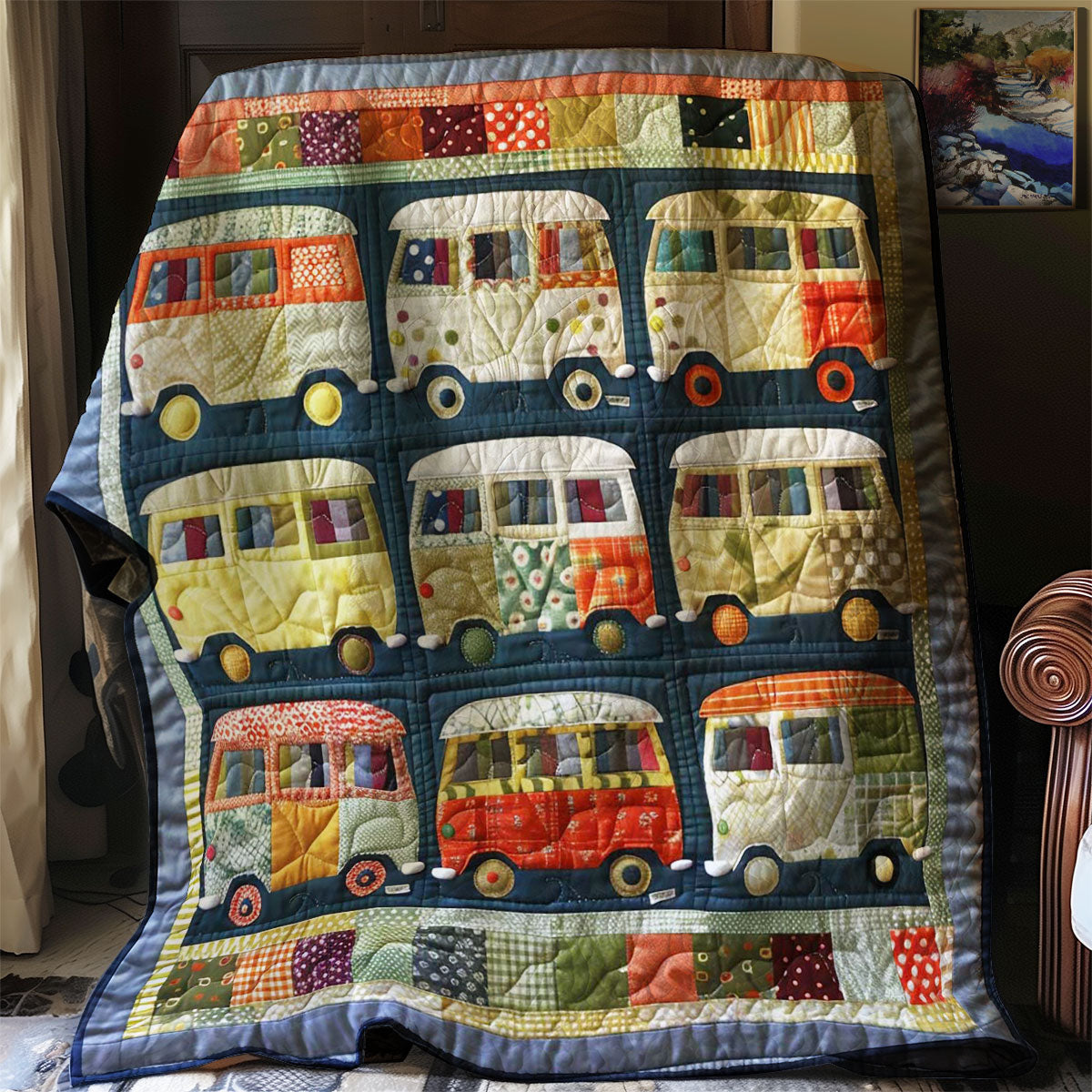 Camper Van WJ3007011CL Quilt – Cozzyhomes