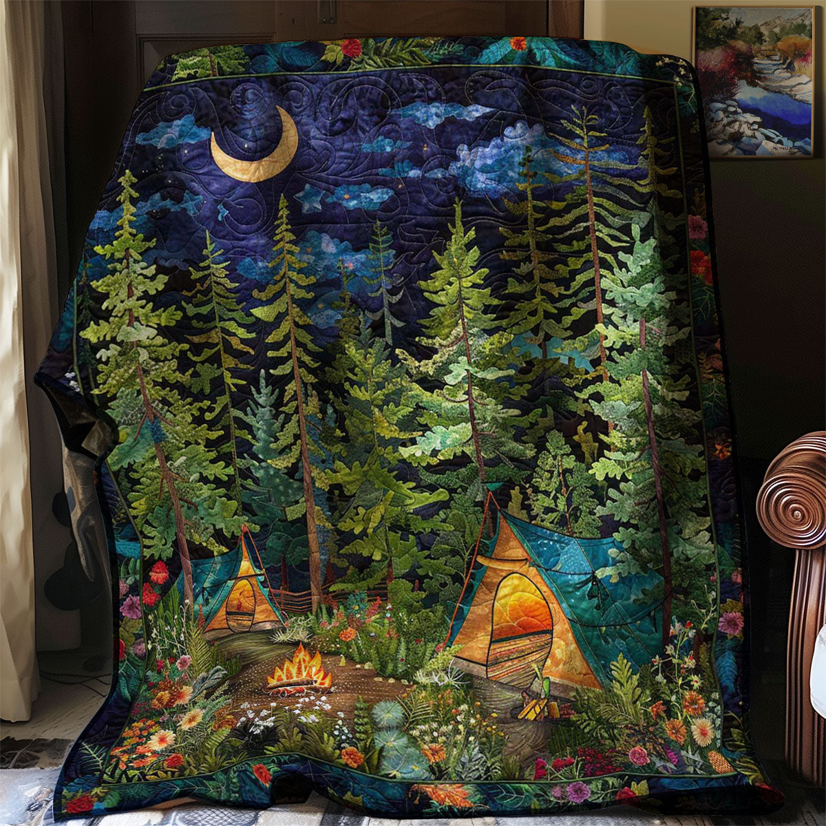 Camping Night WJ3107003CL Quilt