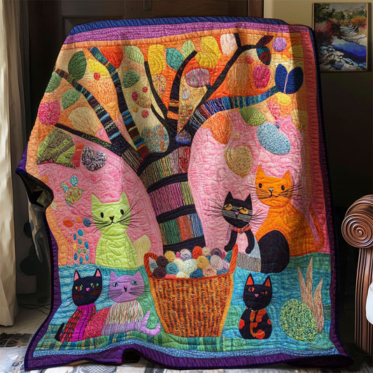 Cat In The Wool World WJ0808007CL Quilt