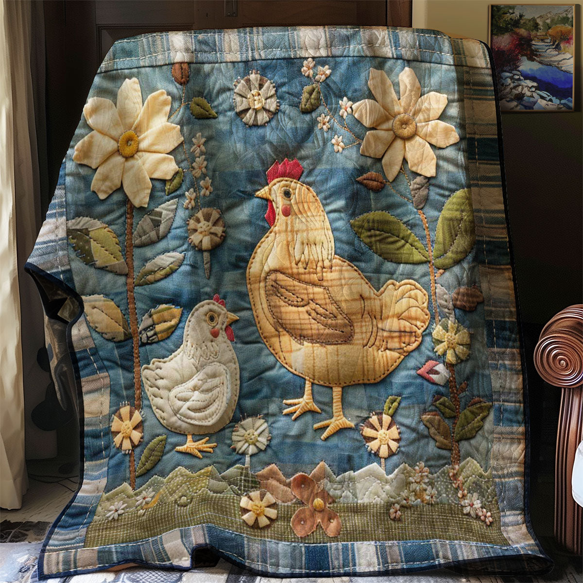 Chicken WJ2108004CL Quilt