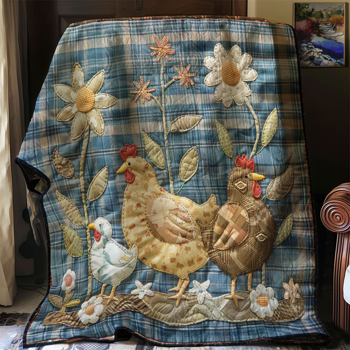Chicken WJ2108005CL Quilt