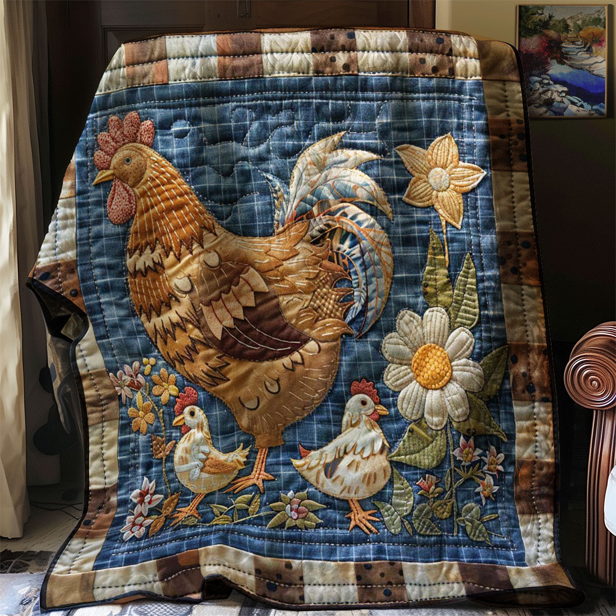 Chicken WJ2108006CL Quilt