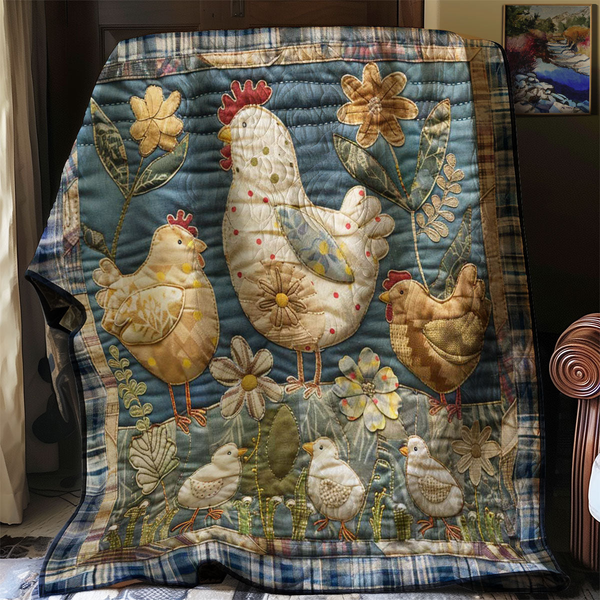 Chicken WJ2108007CL Quilt