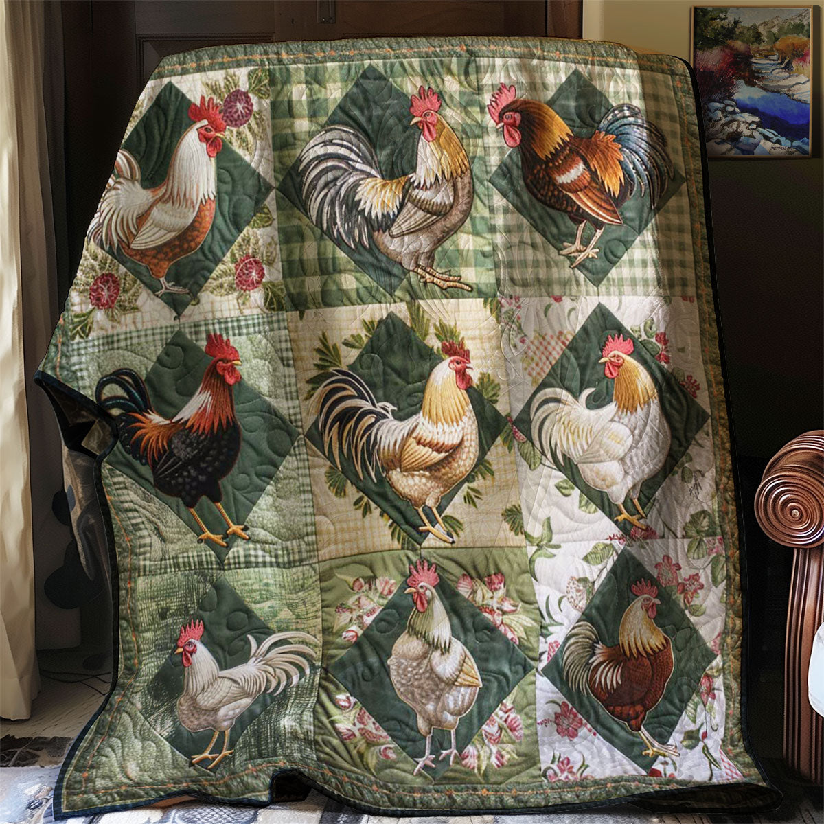 Chicken WJ0909006CL Quilt