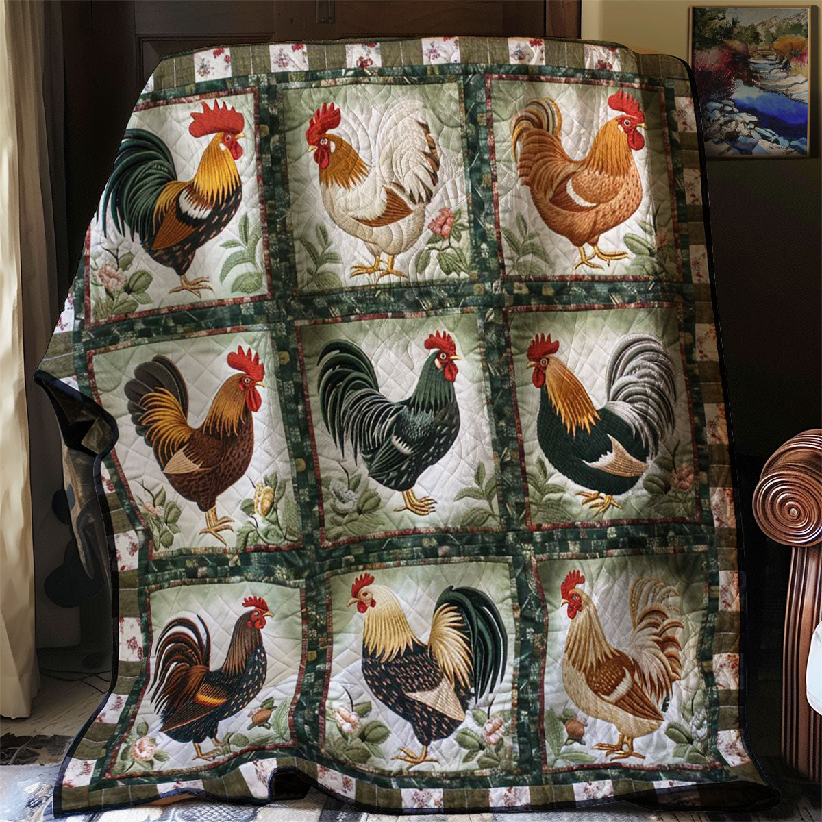 Chicken WJ1009003CL Quilt