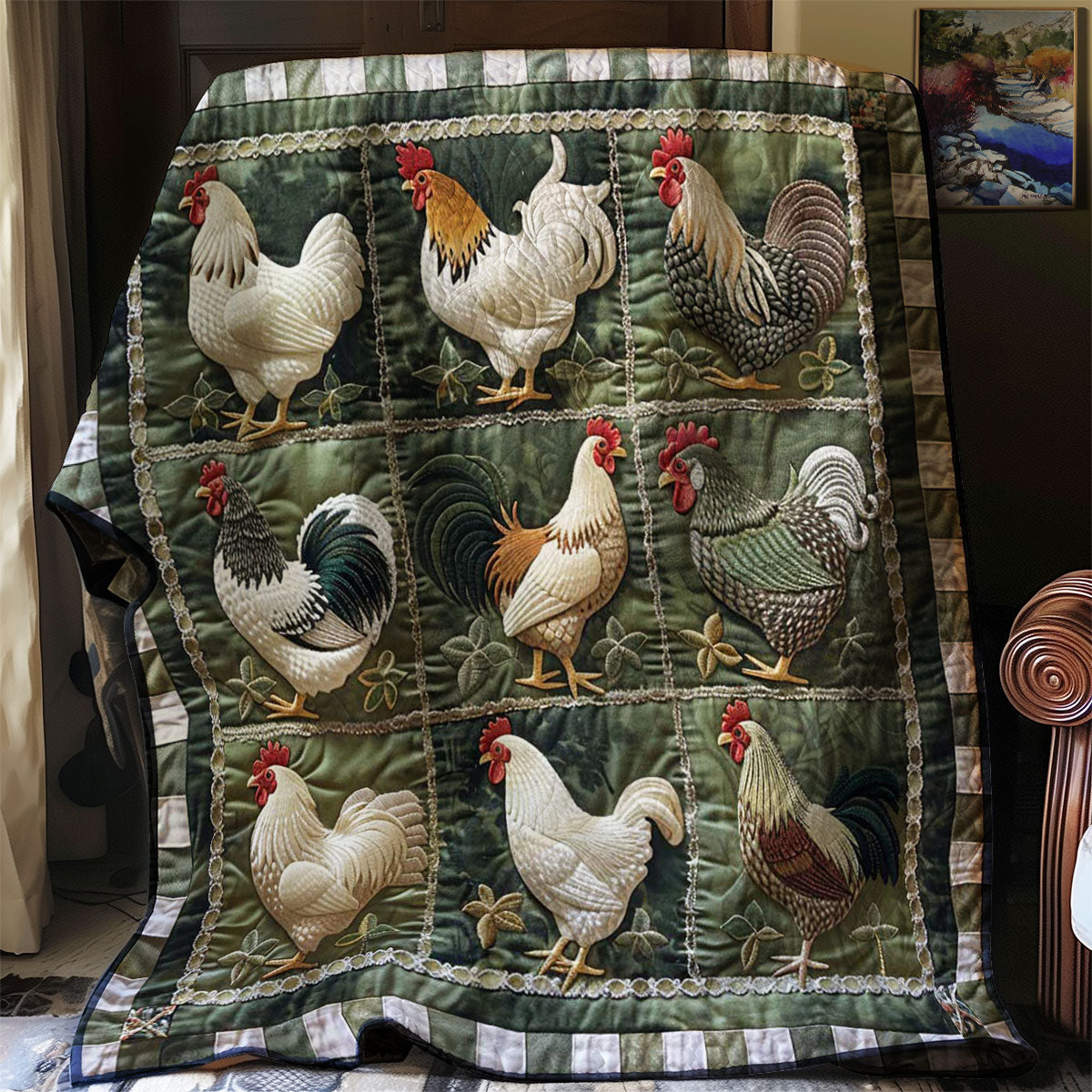 Chicken WJ1009004CL Quilt