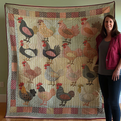 Chicken WJ2007008CL Quilt