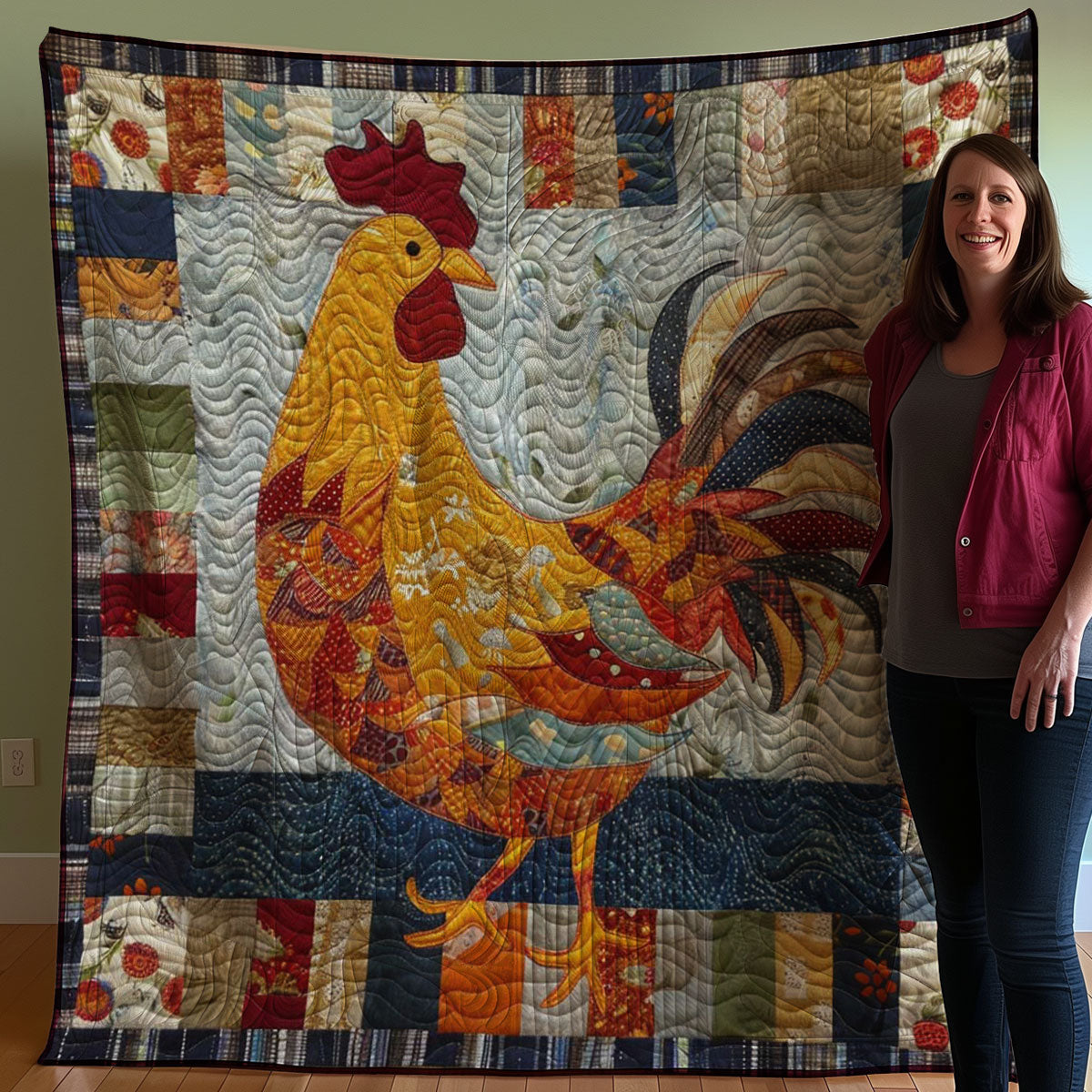 Chicken WJ2407012CL Quilt