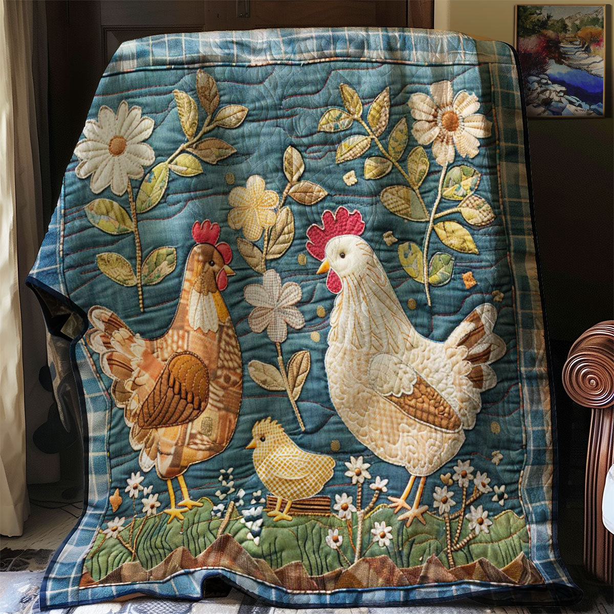 Chicken WJ2408003CL Quilt