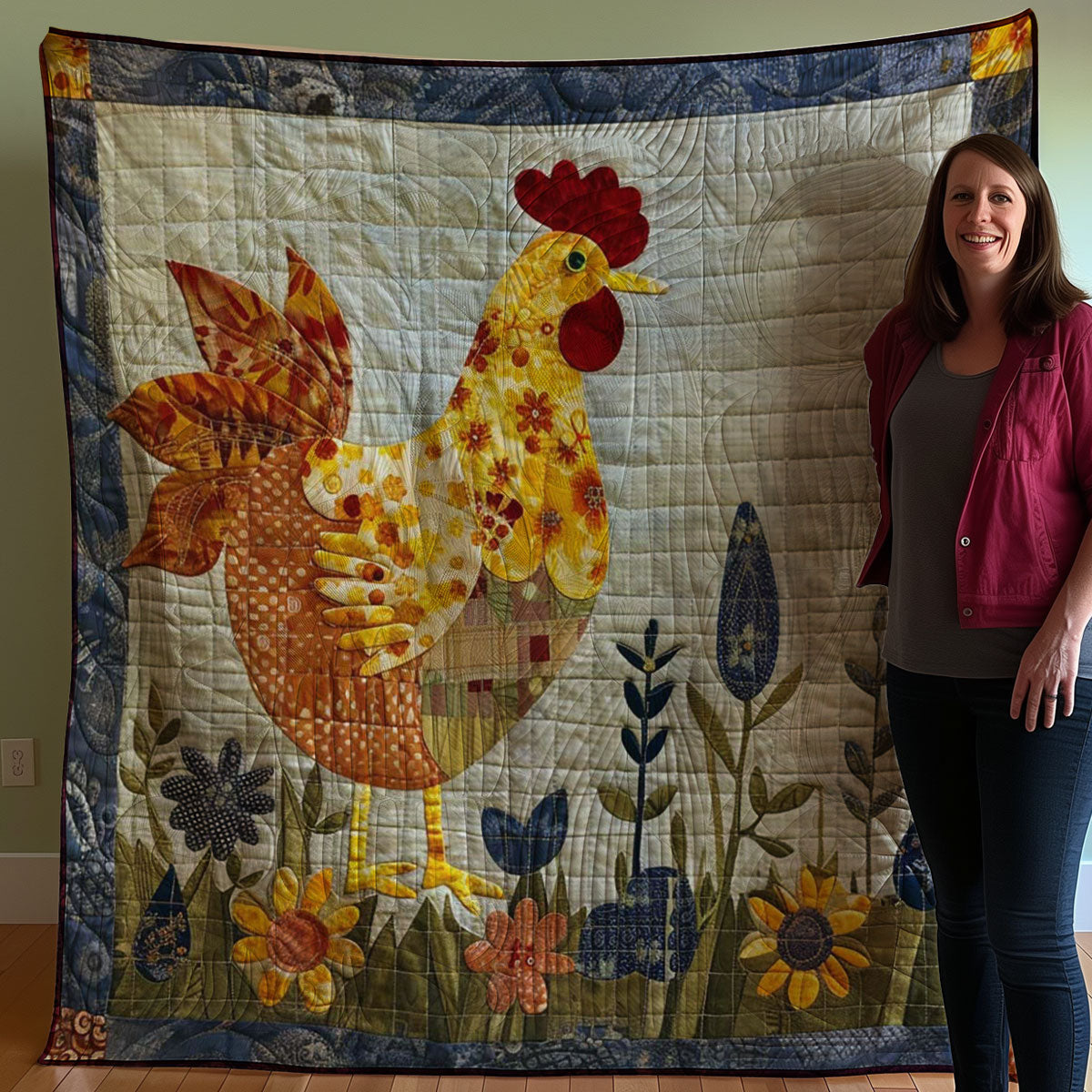 Chicken WJ2907010CL Quilt