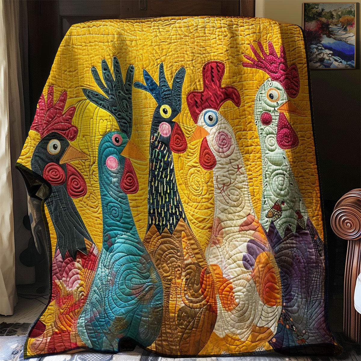 Chicken WJ3007020CL Quilt