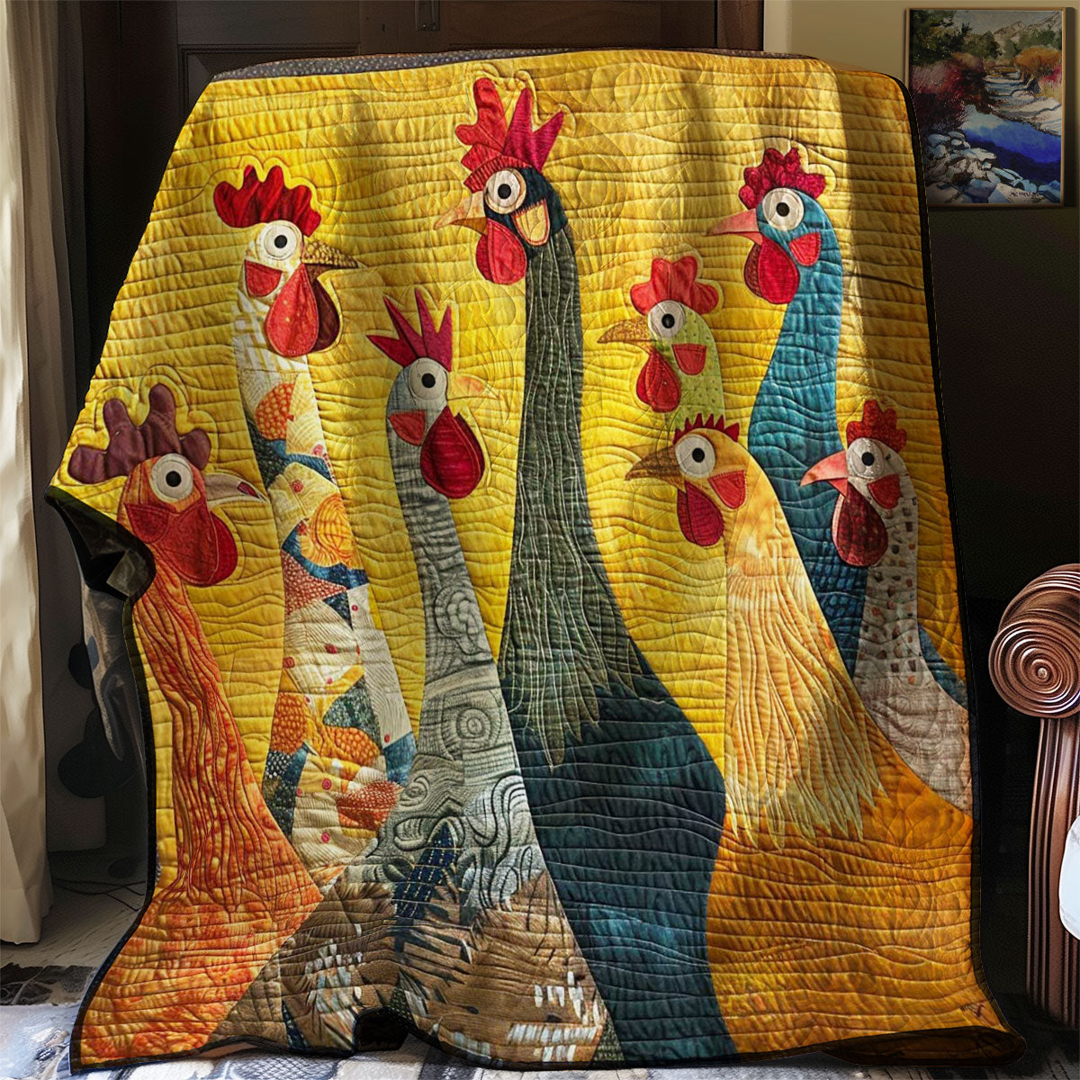 Chicken WJ3007021CL Quilt