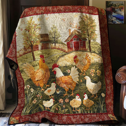 Chicken Yard WJ0808009CL Quilt