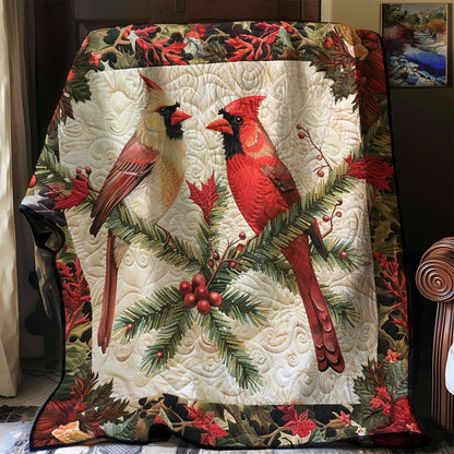 Christmas Cardinal WJ1908007CL Quilt