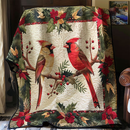 Christmas Cardinal WJ2008011CL Quilt