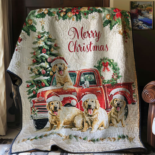 Christmas Dog WJ3107012CL Quilt