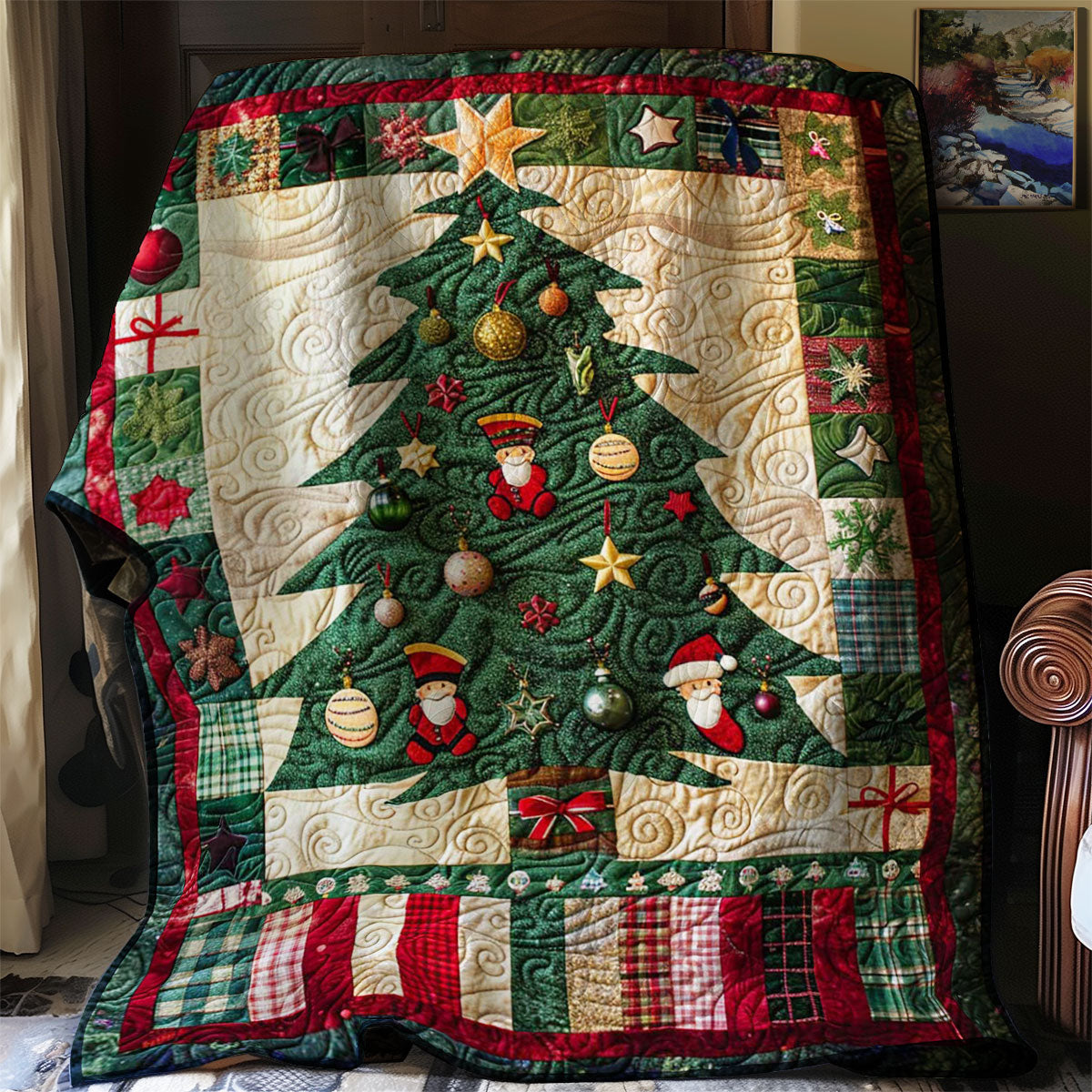 Christmas Tree WJ1009007CL Quilt