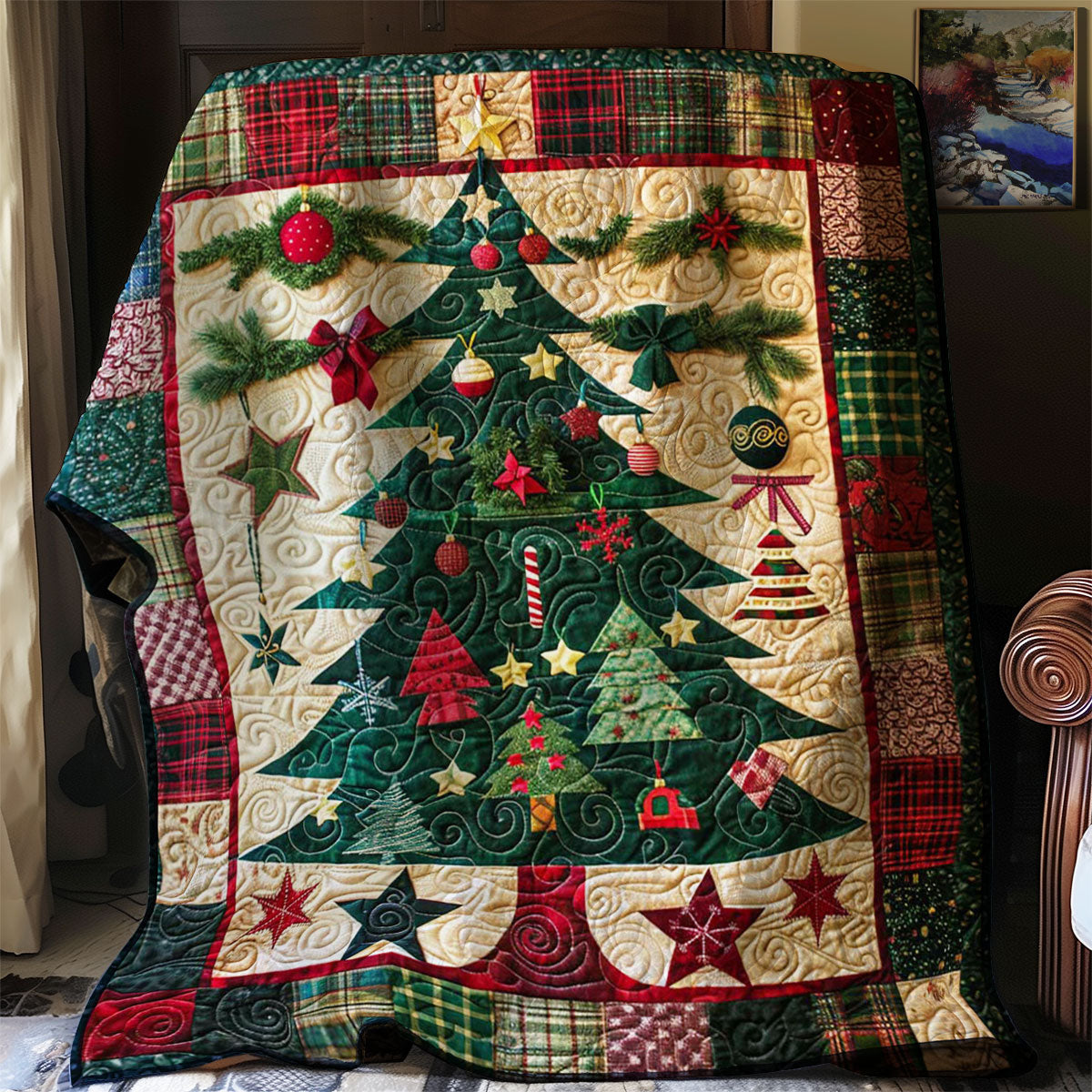 Christmas Van CW0411019CL Quilt main image 0