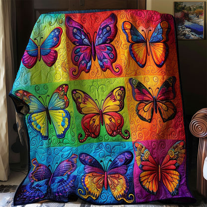 Colorful Butterflies WJ3008008CL Quilt