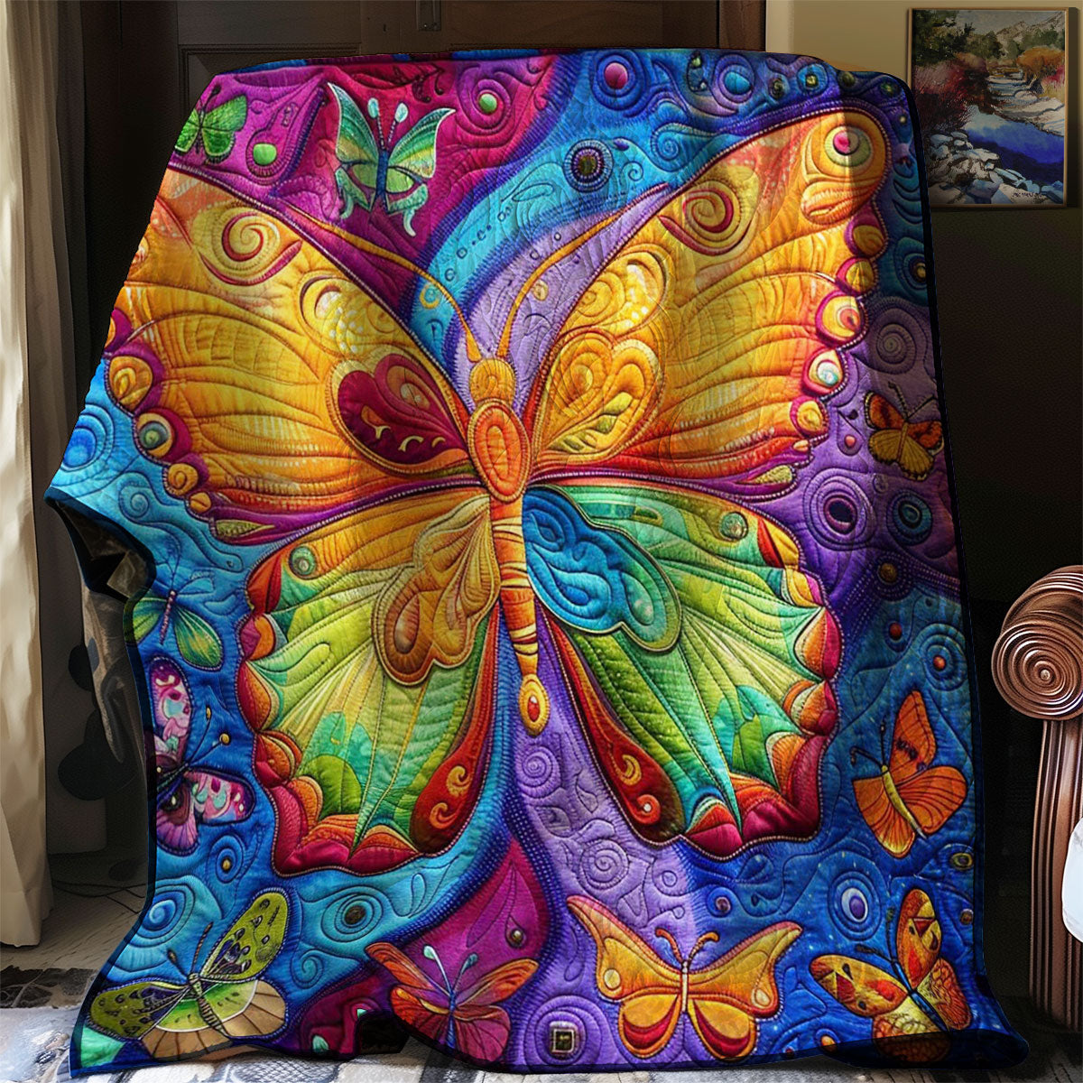 Colorful Butterfly WJ0509006CL Quilt