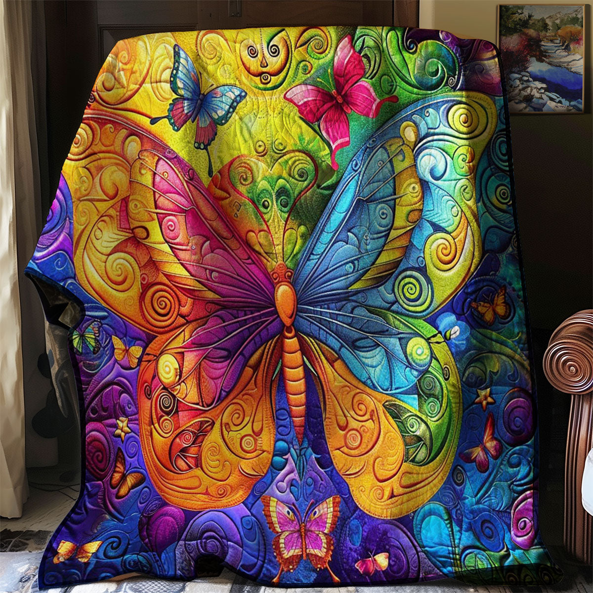 Colorful Butterfly WJ2308007CL Quilt