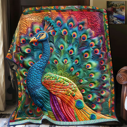 Colorful Peacock WJ1609005CL Quilt