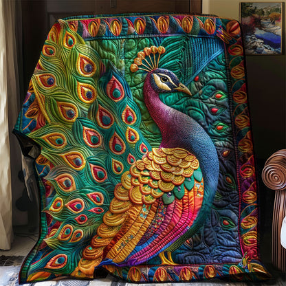 Colorful Peacock WJ2608008CL Quilt