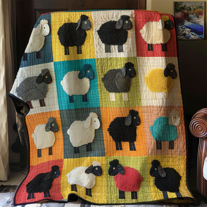 Colorful Sheep WJ1608009CL Quilt