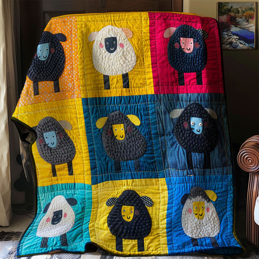 Colorful Sheep WJ1908009CL Quilt