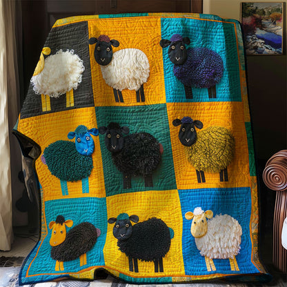 Colorful Sheep WJ2408009CL Quilt