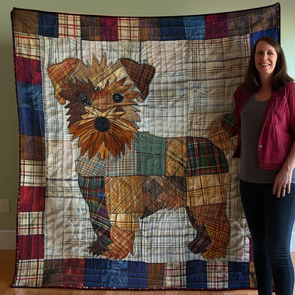 Cute Terrier Dog WJ2907015CL Quilt