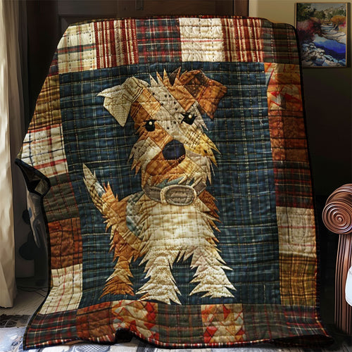 Cute Terrier Dog WJ3107017CL Quilt