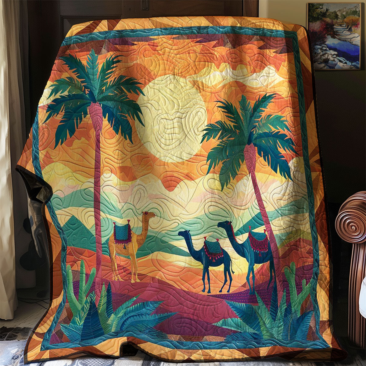 Desert Camel WJ0609007CL Quilt