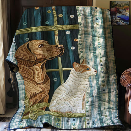 Dog And Cat WJ3007028CL Quilt