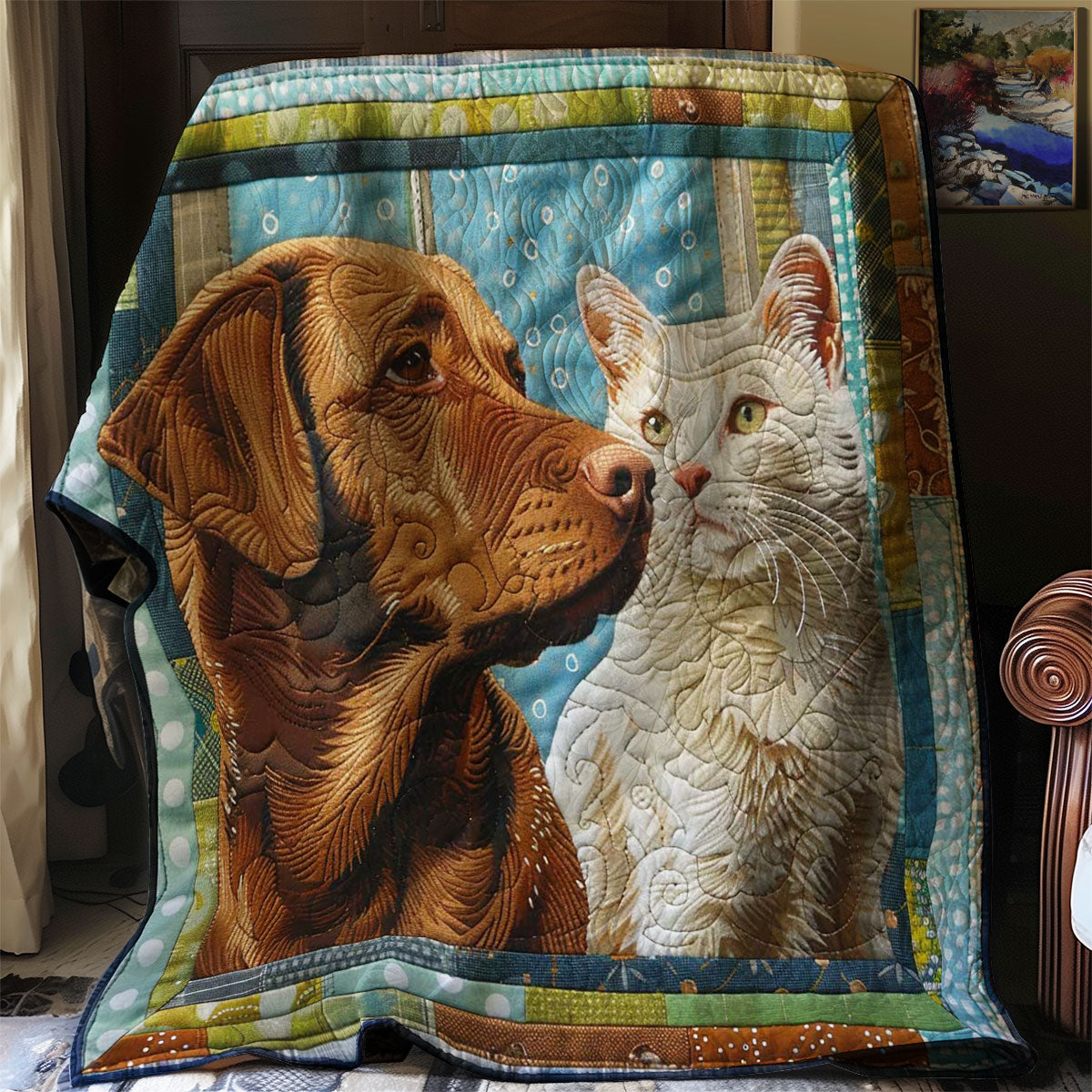 Dog And Cat WJ3007029CL Quilt