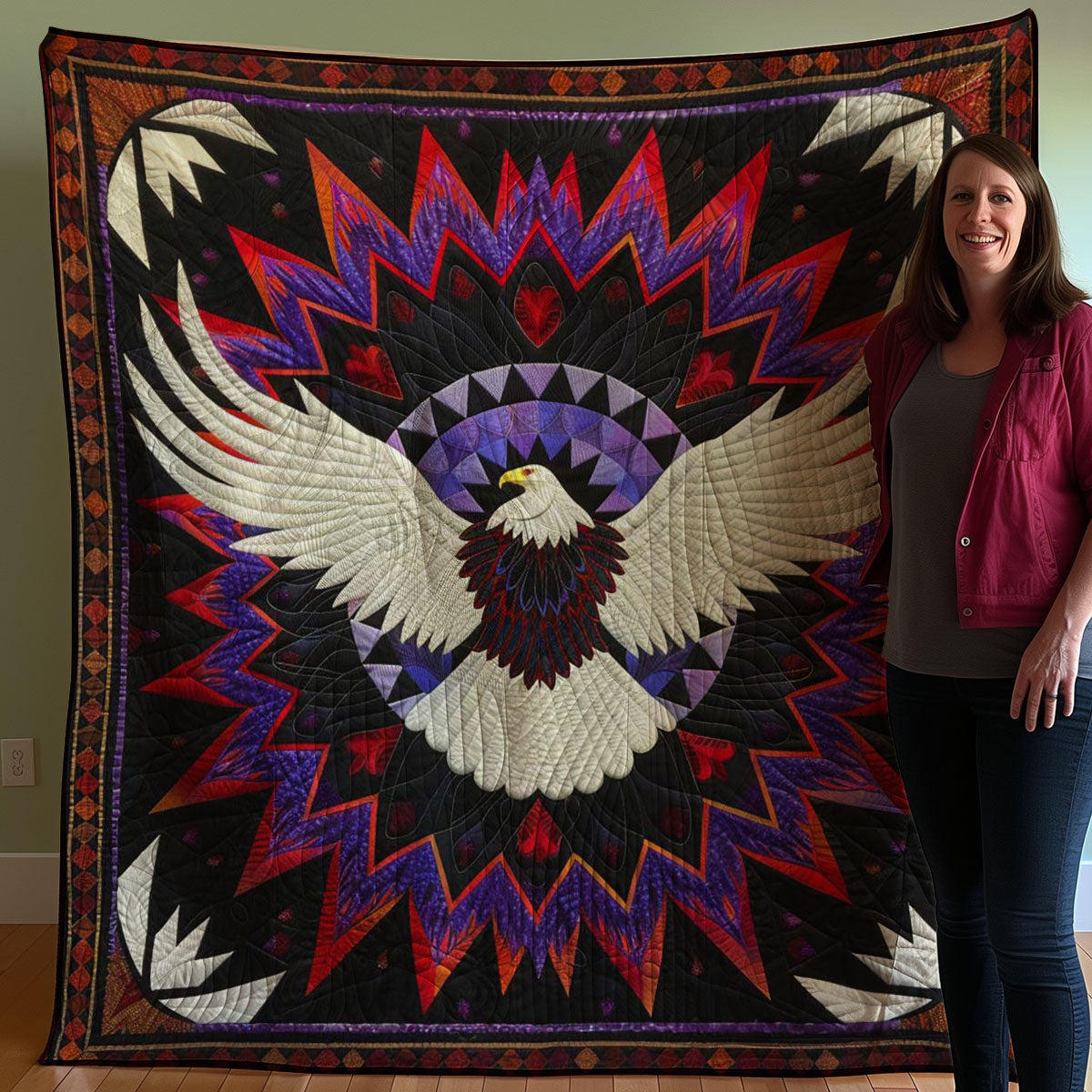 Eagle Native American WJ2607011CL Quilt