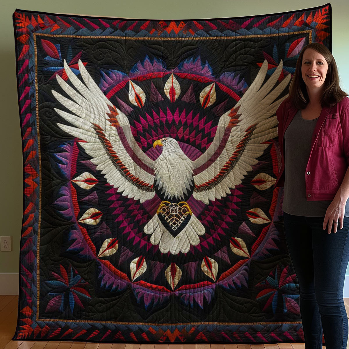 Eagle Native American WJ2707018CL Quilt