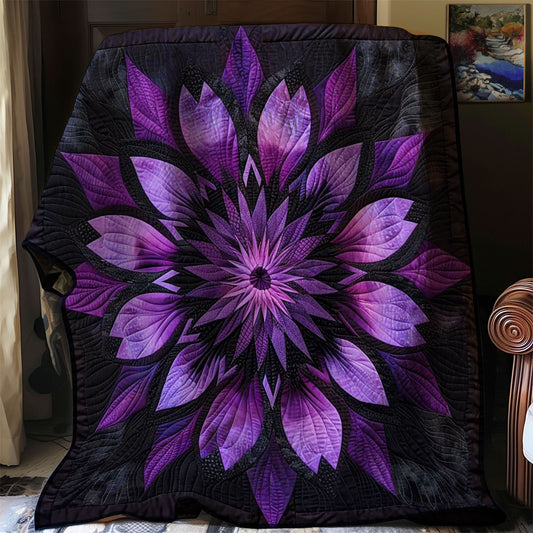 Feathered Flower WJ1608014CL Quilt