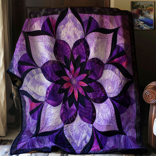 Feathered Flower WJ2208012CL Quilt