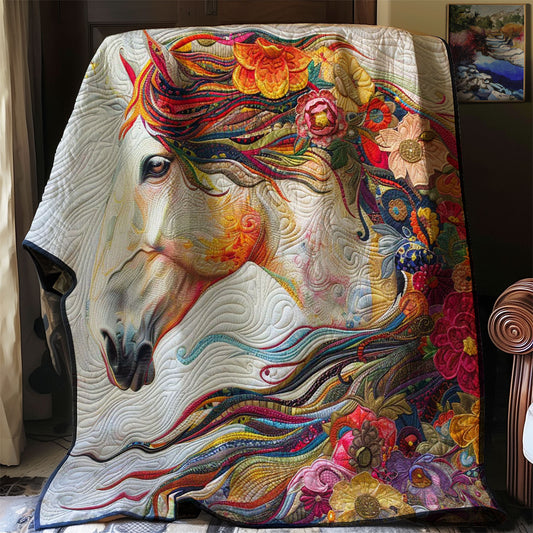 Flower Horse WJ1308013CL Quilt