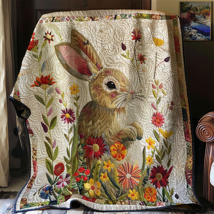 Flower Rabbit WJ2608010CL Quilt