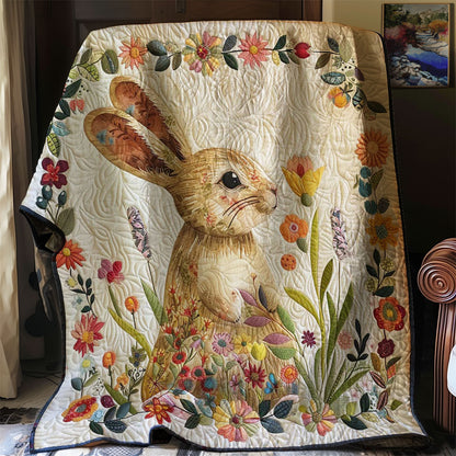 Flower Rabbit WJ3008017CL Quilt