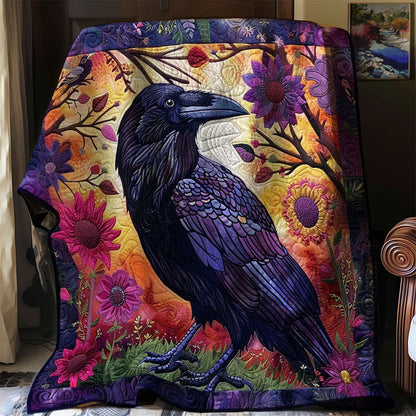 Flower Raven WJ0509013CL Quilt