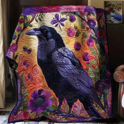 Flower Raven WJ0909016CL Quilt