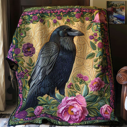 Flower Raven WJ2708014CL Quilt