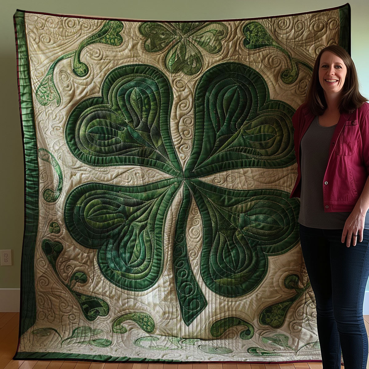 Four-Leaf Clover WJ2007016CL Quilt