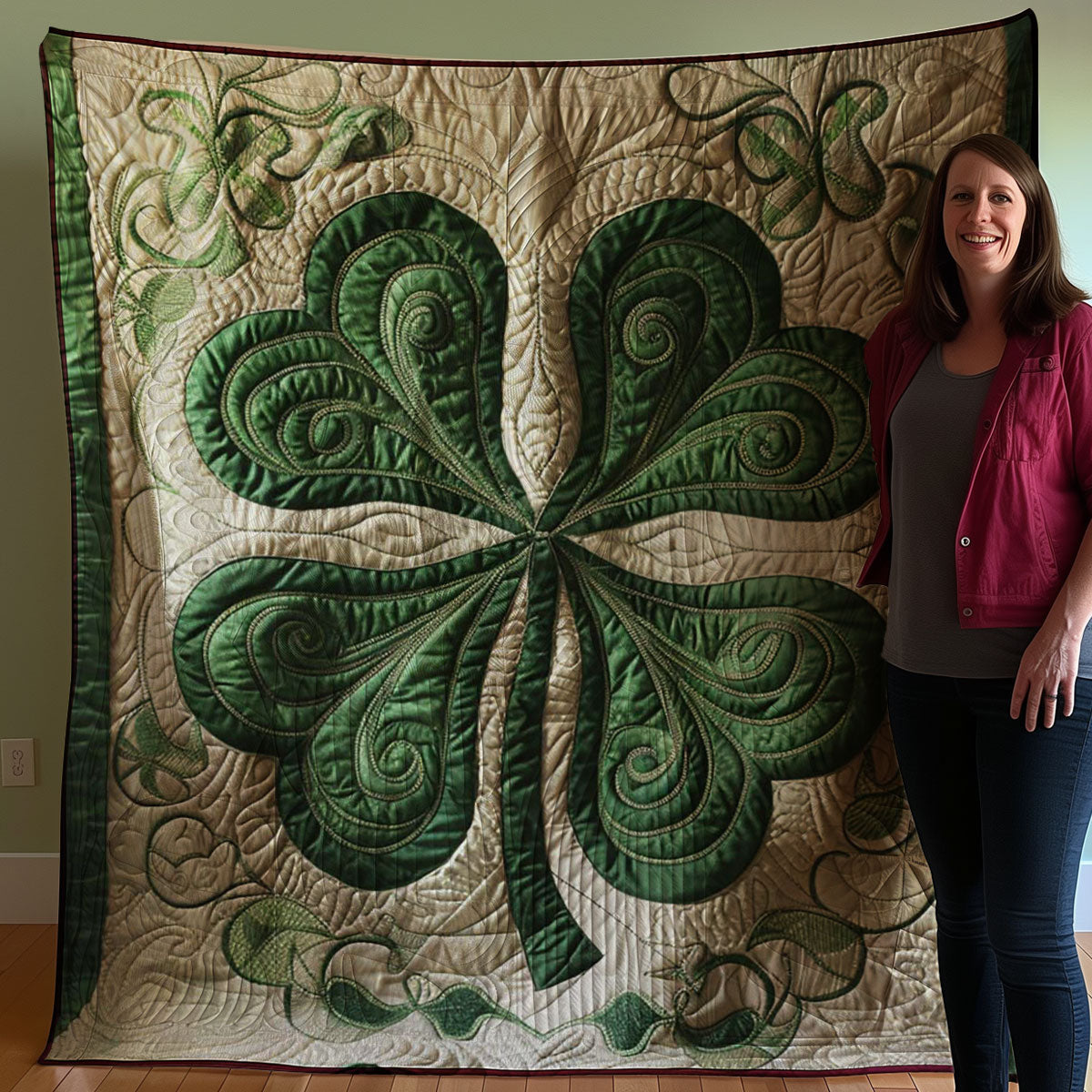 Four-Leaf Clover WJ2007017CL Quilt