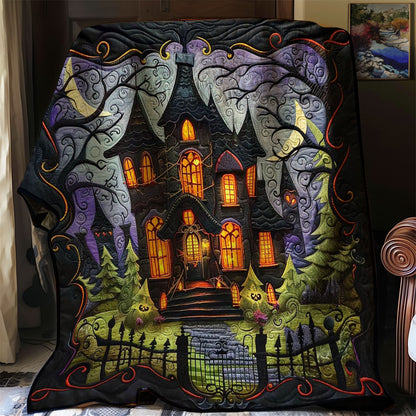Halloween House WJ0609012CL Quilt